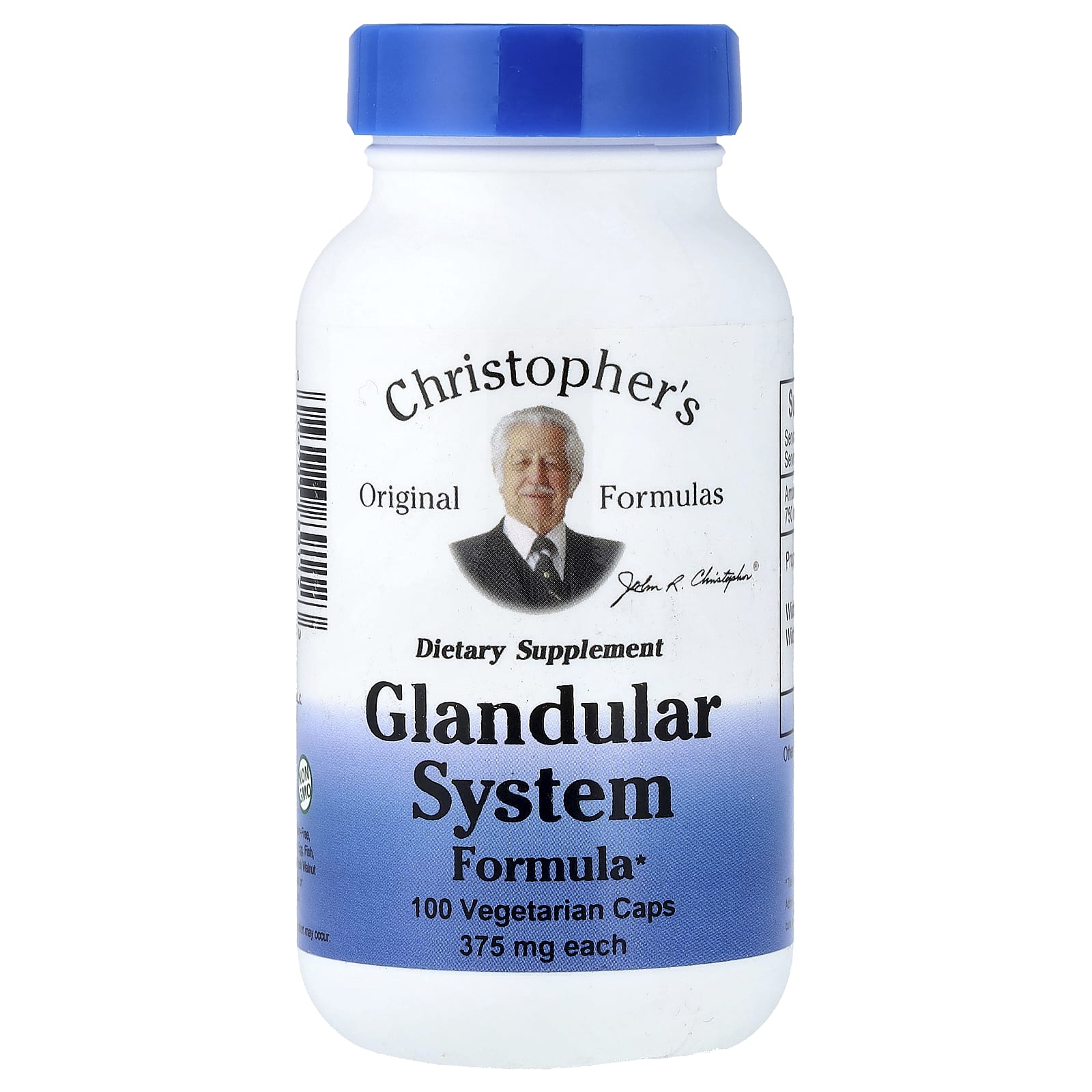 Комплекс Christopher's Original Formulas Glandular System, оттенок 100 Vegetarian Caps