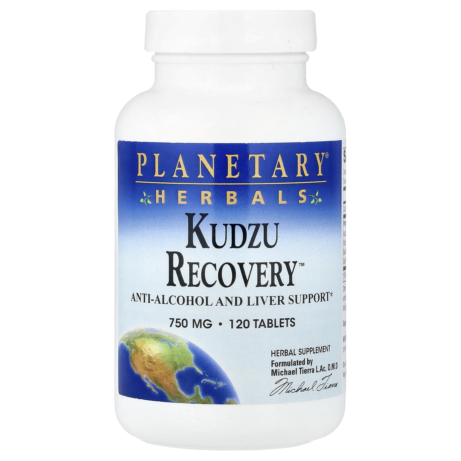 Комплекс Kudzu Recovery Planetary Herbals™, 120 таблеток