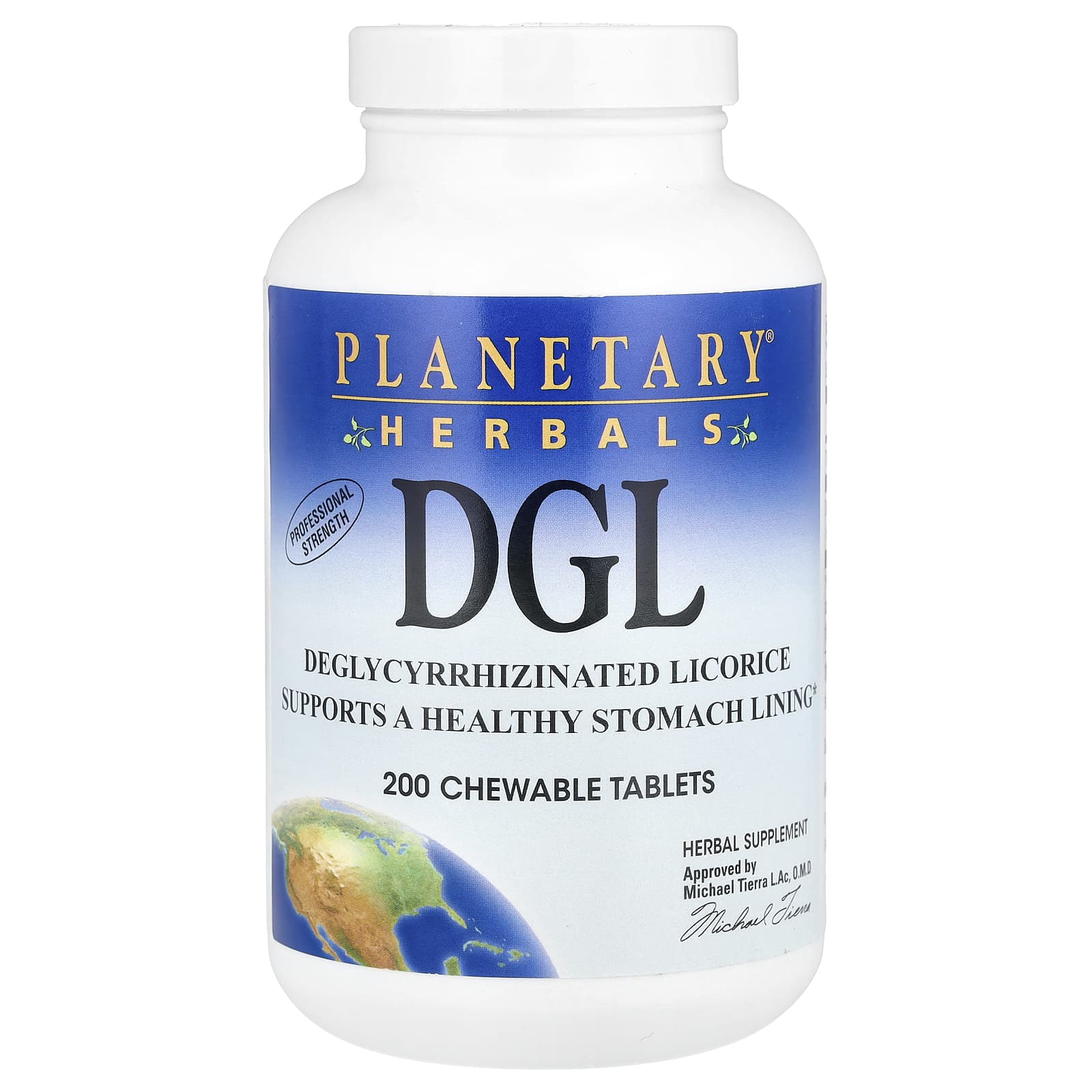 DGL Planetary Herbals, 380 мг, 200 жевательных таблеток