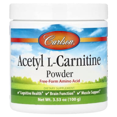 Ацетил-L-карнитин Carlson Acetyl L-Carnitine Powder, 100 г, порошок