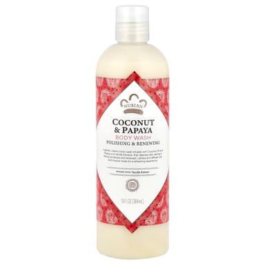 Гель для душа Nubian Heritage, вкус Coconut & Papaya, 384 мл