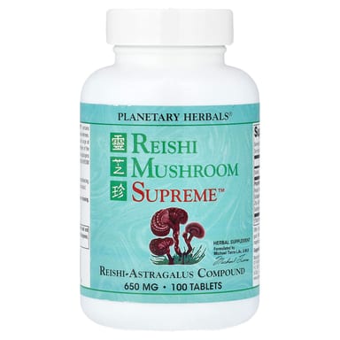 Рейши Planetary Herbals Mushroom Supreme™, 100 таблеток