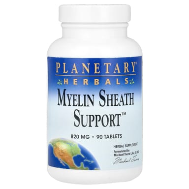 Комплекс для поддержки миелиновой оболочки Planetary Herbals™, 90 таблеток