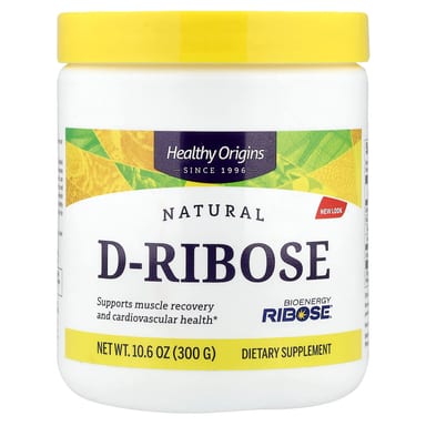 D-рибоза Healthy Origins Natural D-Ribose, 300 г