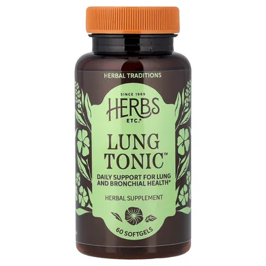 Фото товара: Тоник для легких Herbs Etc., 60 мягких капсул