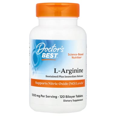 L-аргинин Doctor's Best L-Arginine, 500 мг, таблетки