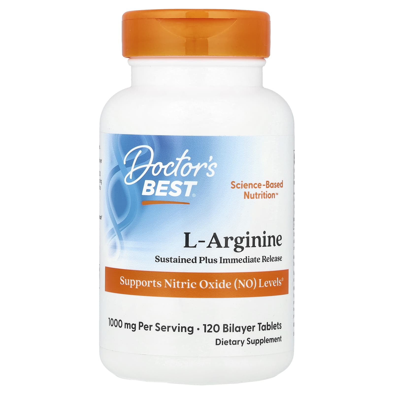 L-аргинин Doctor's Best L-Arginine, 500 мг, таблетки