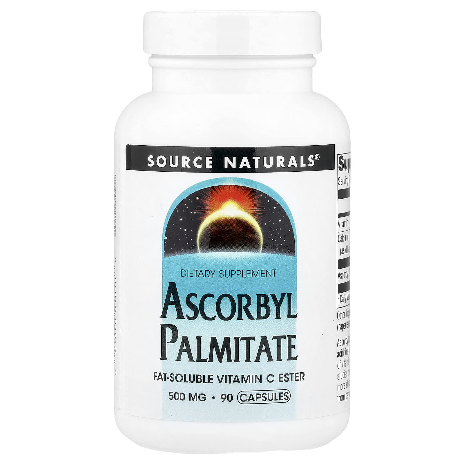 Аскорбил пальмитат Source Naturals, 90 капсул