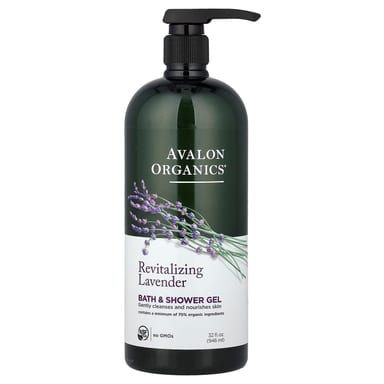 Гель для душа Avalon Organics Bath & Revitalizing Lavender, 946 мл