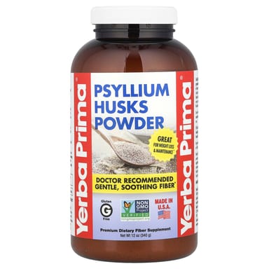 Порошок Yerba Prima Psyllium Husks, 340 г