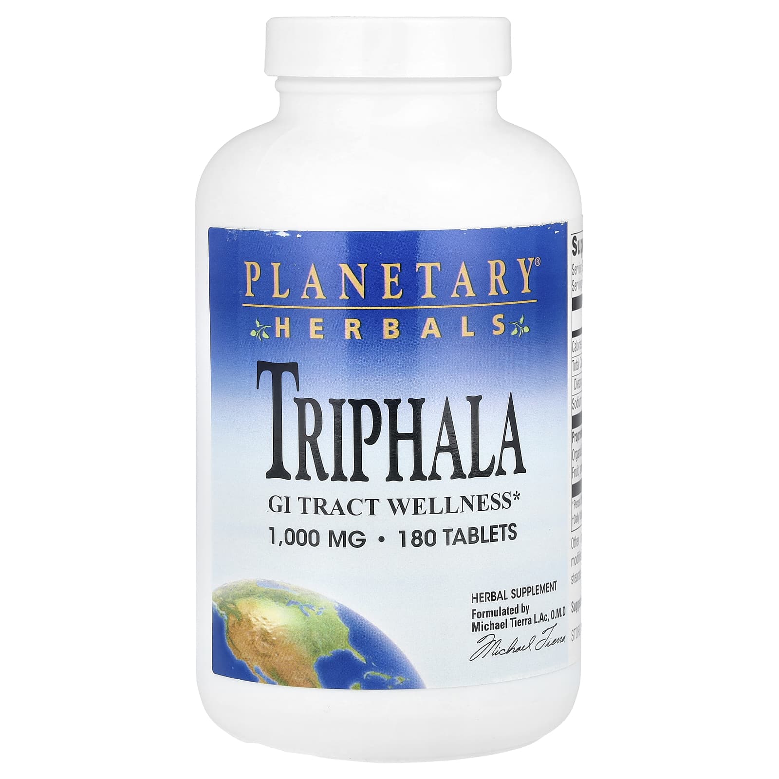 Трифала Planetary Herbals, 1000 мг, 180 таблеток