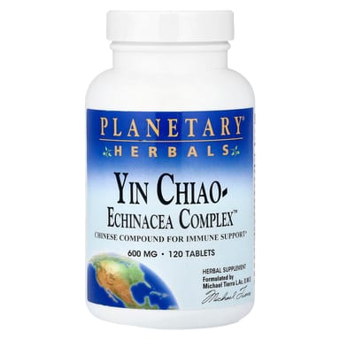 Эхинацея Planetary Herbals Yin Chiao- Complex™, 120 таблеток