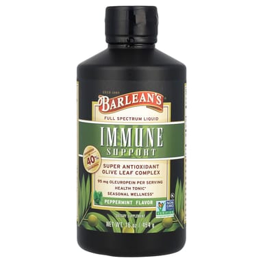 Комплекс Barlean's Olive Leaf, оттенок Peppermint, 95 мг, 454 г