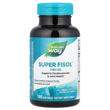 Рыбий жир Nature's Way Super Fisol®, 350 мг, 180 мягких капсул