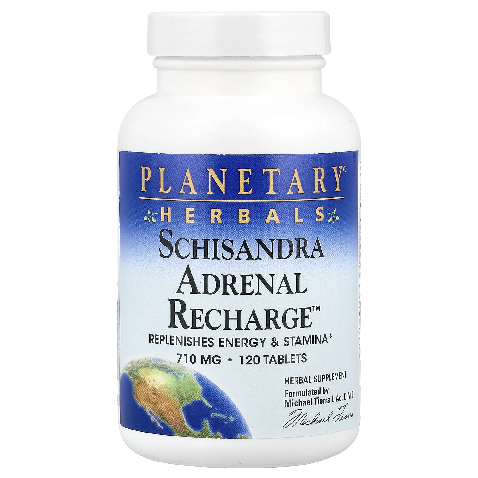 Комплекс с лимонником для поддержки надпочечников Planetary Herbals™, 120 таблеток