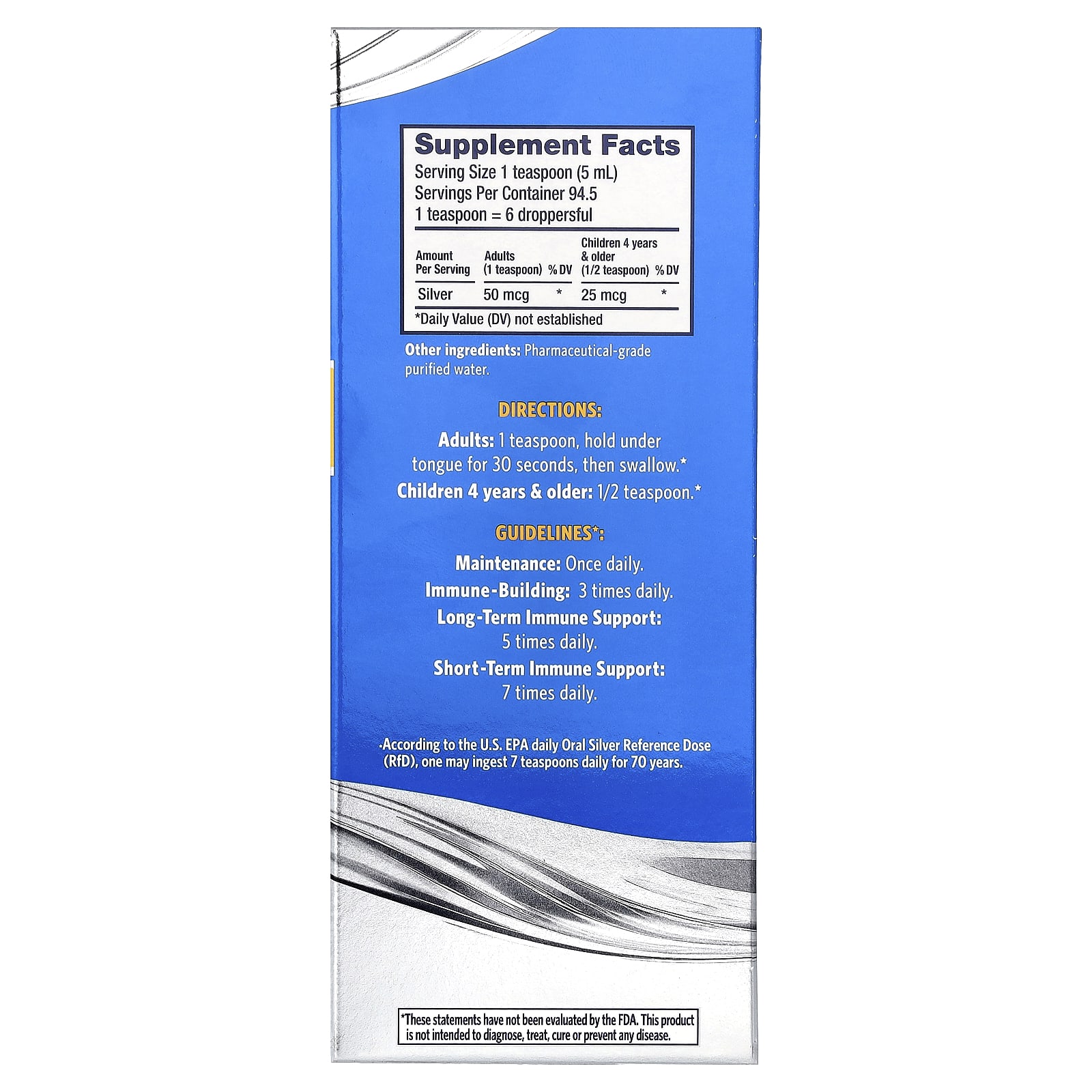 Bio-Active Silver Hydrosol Sovereign Silver Bio-Active Silver Hydrosol™, 473 мл — фото 3