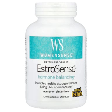 Комплекс WomenSense EstroSense для гормонального баланса Natural Factors WomenSense® EstroSense®, 120 растительных капсул