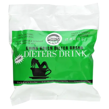 Фото товара: Чайные пакетики Uncle Lee's Tea Dieters' 100% Natural Herbal Drink No Caffeine 30, 60 г