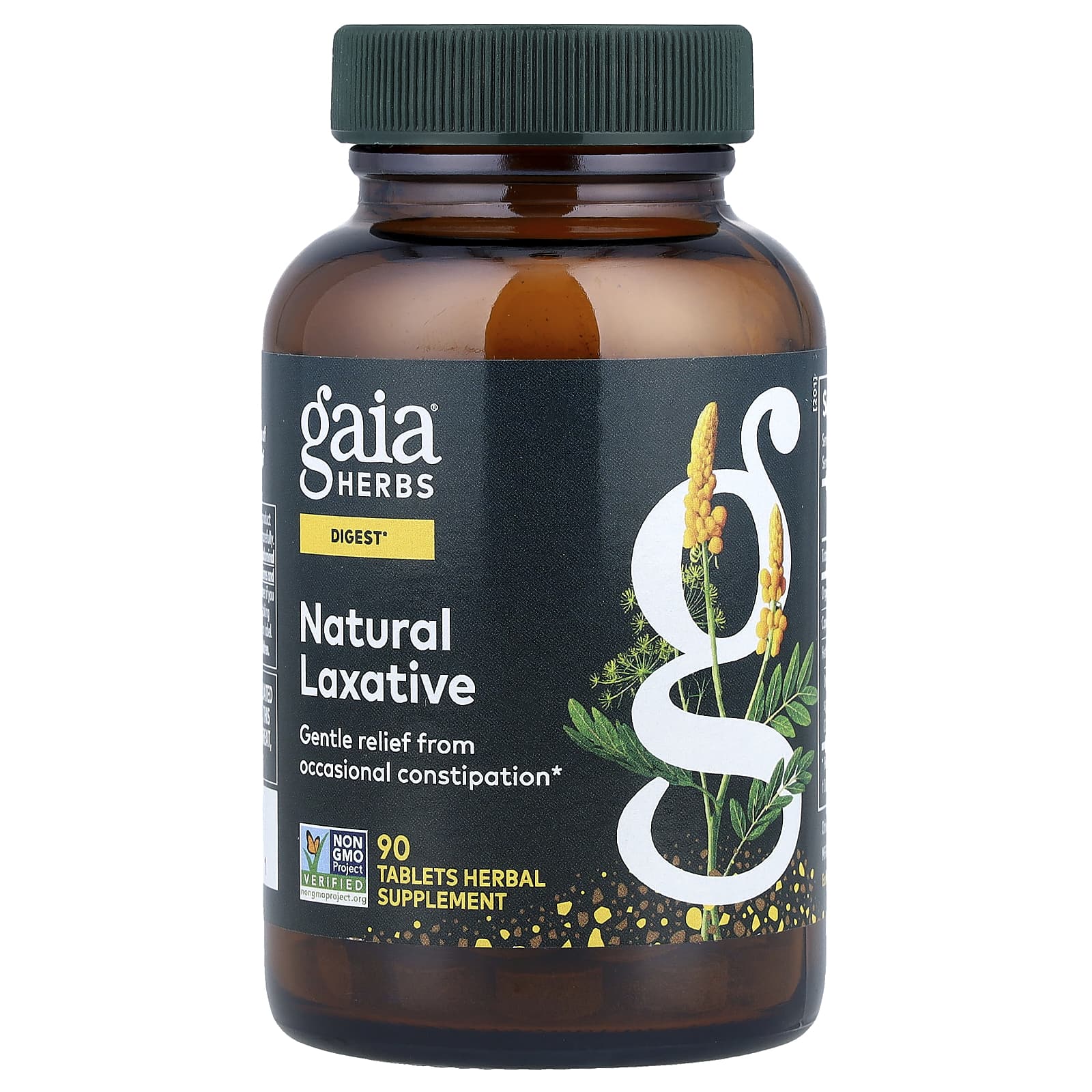 Натуральное слабительное Gaia Herbs, 90 таблеток