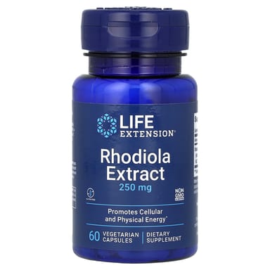 Родиола Life Extension Extract, 250 мг, 60 растительных капсул