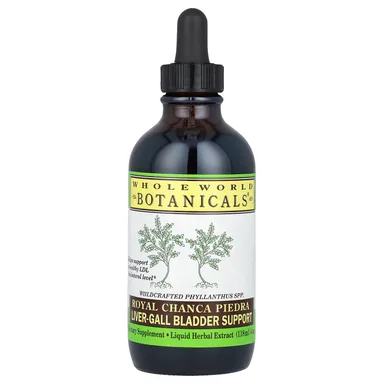Фото товара: Чанка пьедра (Chanca Piedra) Whole World Botanicals Royal Liver-Gall Bladder Support, 118 мл