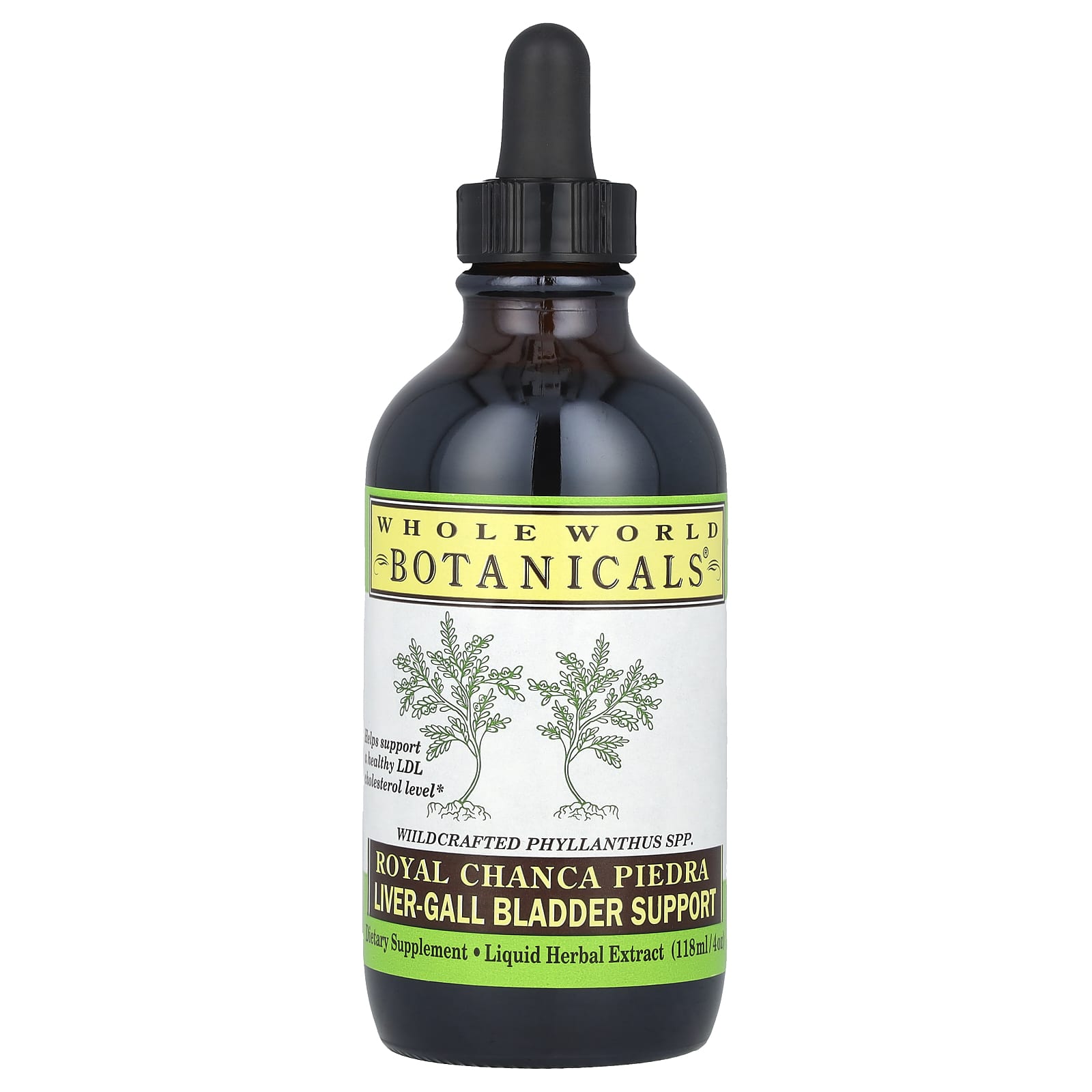 Чанка пьедра (Chanca Piedra) Whole World Botanicals Royal Liver-Gall Bladder Support, 118 мл