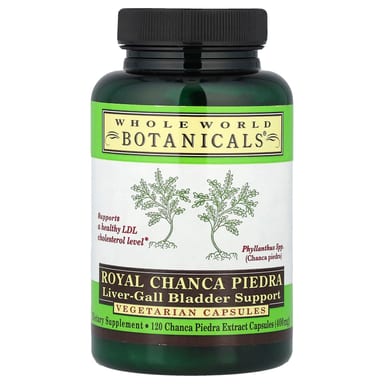 Чанка пьедра (Chanca Piedra) Whole World Botanicals Royal Liver-Gall Bladder Support, 400 мг, 120 растительных капсул