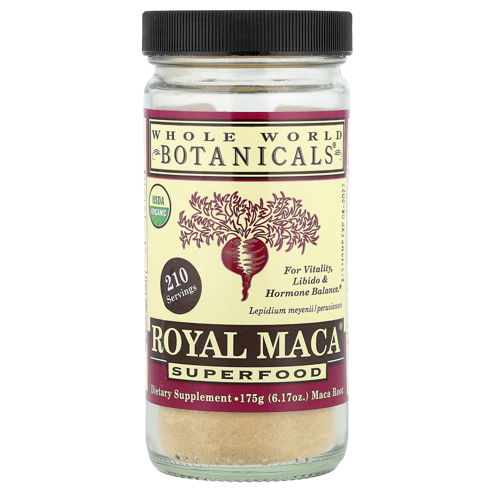 Мака Whole World Botanicals Royal®, оттенок Superfood, 175 г