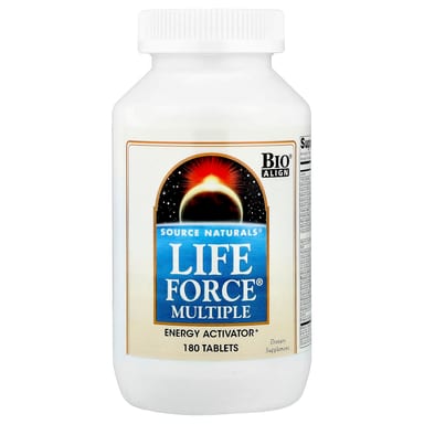 Мультивитаминный комплекс Life Force Source Naturals Life Force® Multiple, 180 таблеток