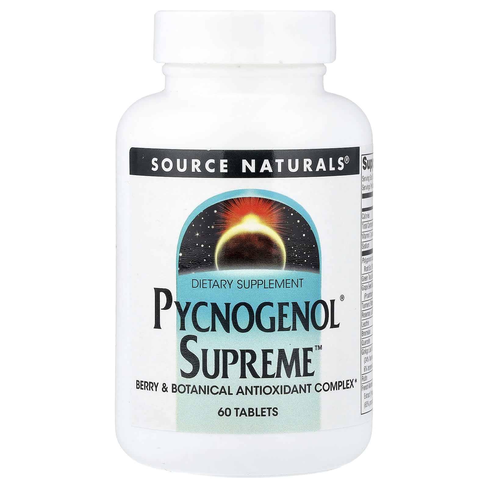 Пикногенол Source Naturals® Supreme™, 60 таблеток