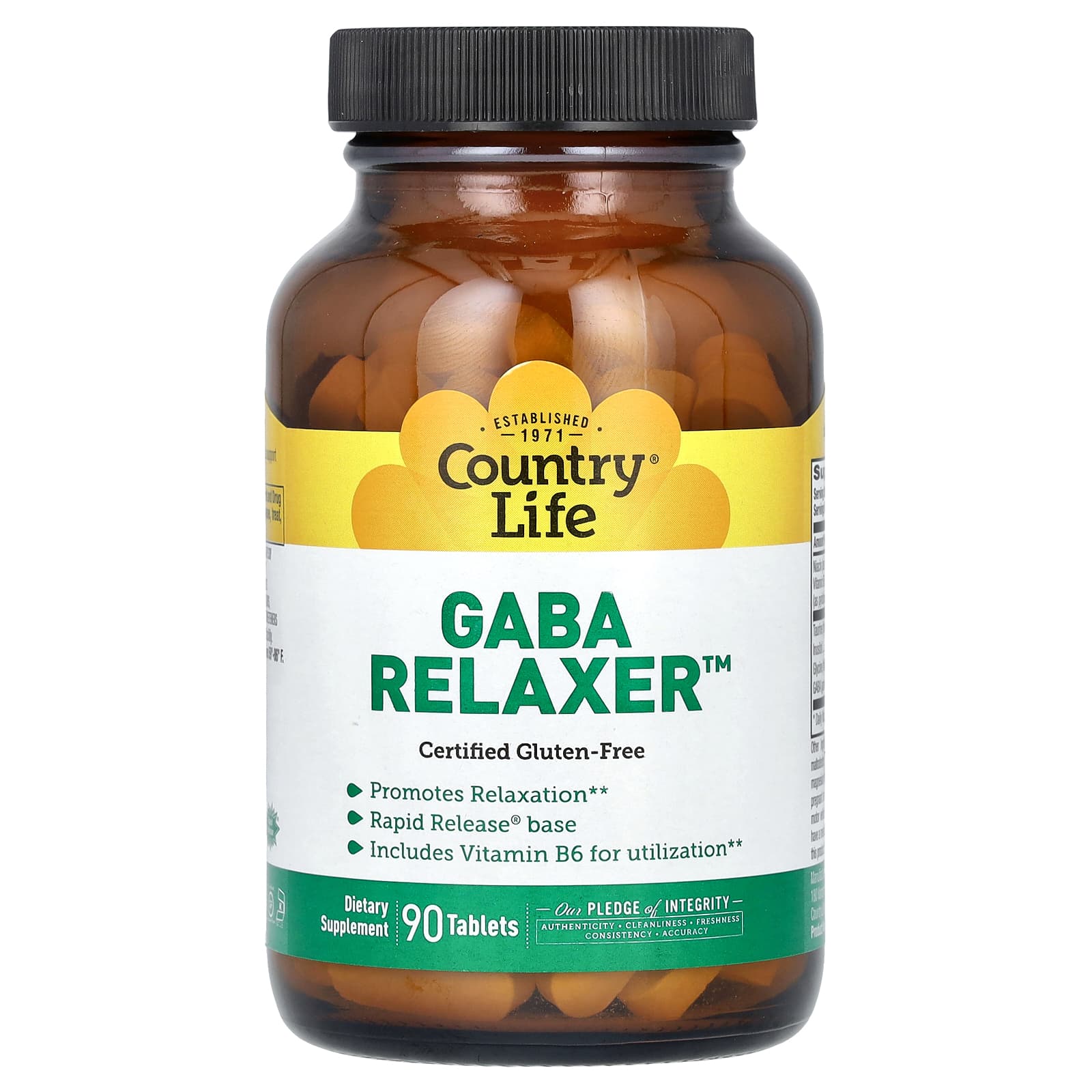ГАМК Country Life Relaxer, 90 таблеток