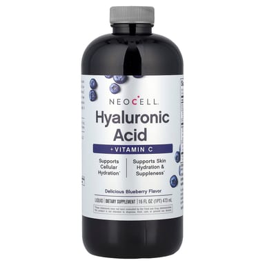 Гиалуроновая кислота NeoCell Liquid Vitamin C, вкус Delicious Blueberry, 473 мл, жидкая форма