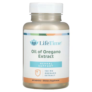 Орегано LifeTime Vitamins Extract, 150 мг, 60 мягких капсул