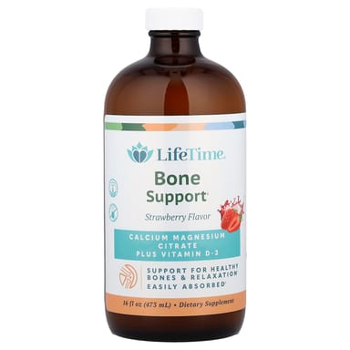 Комплекс для поддержки костей LifeTime Vitamins, вкус Strawberry, 473 мл
