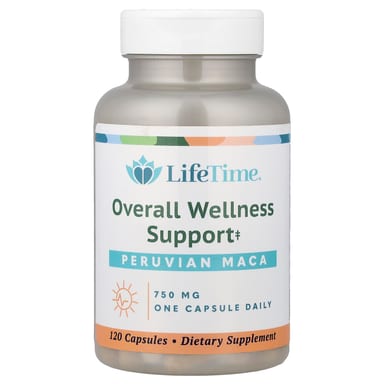 Мака LifeTime Vitamins Peruvian, 750 мг, 120 капсул