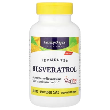 Ресвератрол Healthy Origins Fermented, 300 мг, 150 растительных капсул