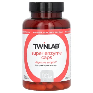 Фото товара: Фермент Twinlab Super Caps, 50 капсул