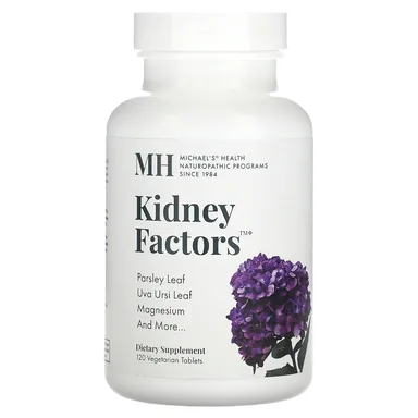 Фото товара: Факторы почек Michael's Health, 120 вегетарианских таблеток