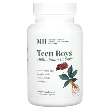 Мультивитамины Michael's Health Teen Boys, 60 растительных капсул