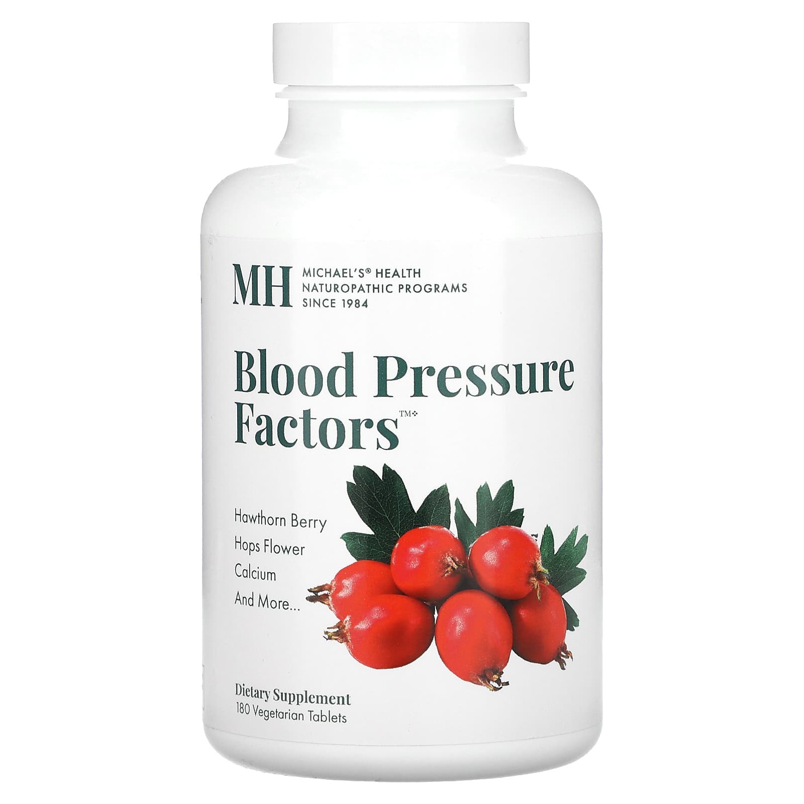 Факторы кровяного давления Michael's Health, 180 вегетарианских таблеток
