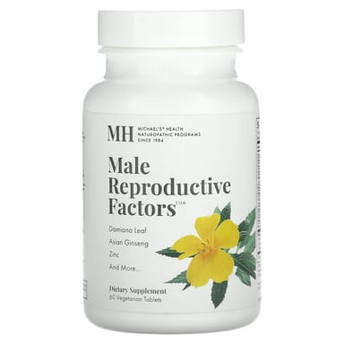 Мужские репродуктивные факторы Michael's Health, 60 вегетарианских таблеток