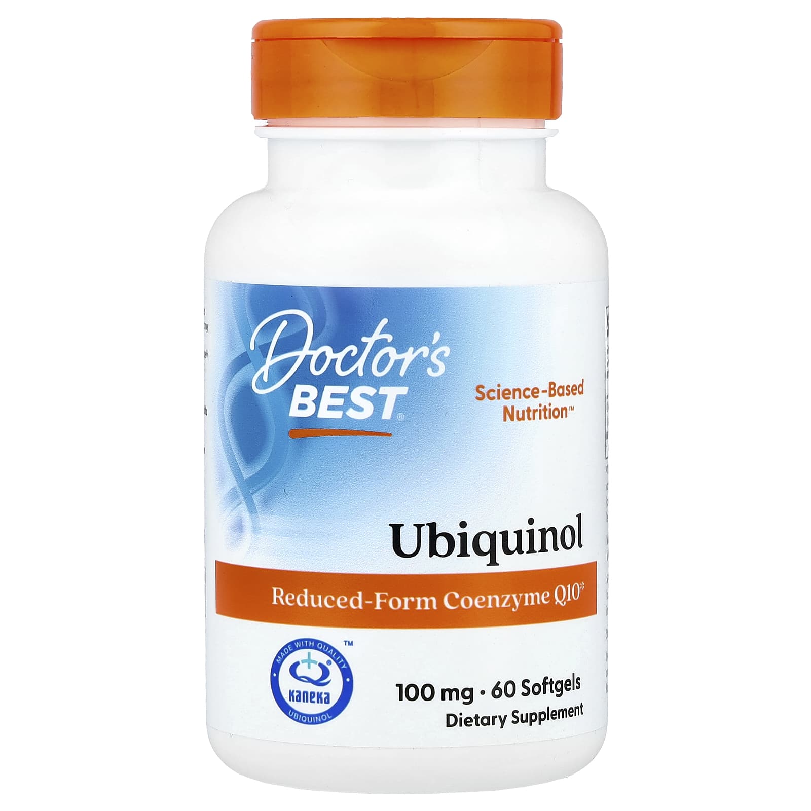 Убихинол Doctor's Best, 100 мг, 60 мягких капсул