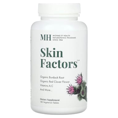 Факторы кожи Michael's Health, 180 вегетарианских таблеток