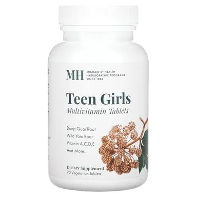 Фото товара: Мультивитамины Michael's Health Teen Girls Tabs, 90 растительных таблеток
