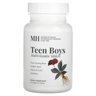 Мультивитамины Michael's Health Teen Boys, 60 растительных таблеток