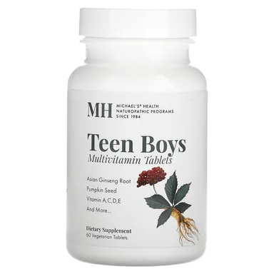 Фото товара: Мультивитамины Michael's Health Teen Boys, 60 растительных таблеток