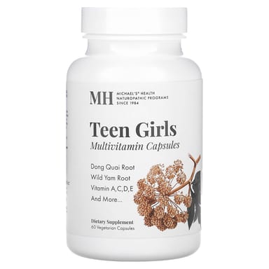 Мультивитамины Michael's Health Teen Girls, 60 растительных капсул