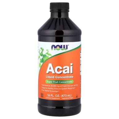 Концентрат жидкости Асаи NOW Foods, 473 мл