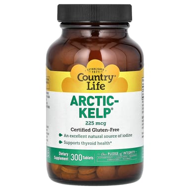 Ламинария Country Life Arctic-, 225 мкг, 300 таблеток