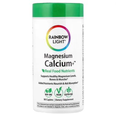 Фото товара: Магний Rainbow Light Calcium+™, 90 каплет